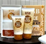 Rice Extract Bright & Glow Facial Kit for All Skin Types - Image 3
