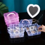 3-Layer Transparent Plastic Toy Organizer Box - Image 2