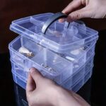 3-Layer Transparent Plastic Toy Organizer Box - Image 4