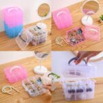 White Plastic Jewelry Box for Home Office Storage