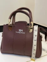 TBM 3-Piece Brown Rexine Handbag Set for Women - Image 6