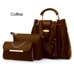 Blue Rexine Handbag Set for Girls - Image 3