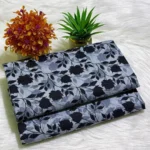 Grey Printed Polo Cotton Shirt & Trouser Set 2 Pcs